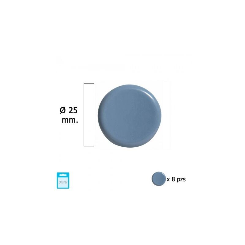 

Deslizante gris ptfe Ø25 (blister 8 unidades)