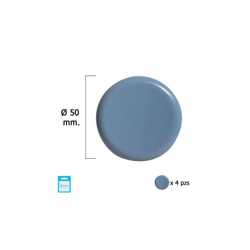 

Deslizante gris ptfe Ø50 (blister 4 unidades)
