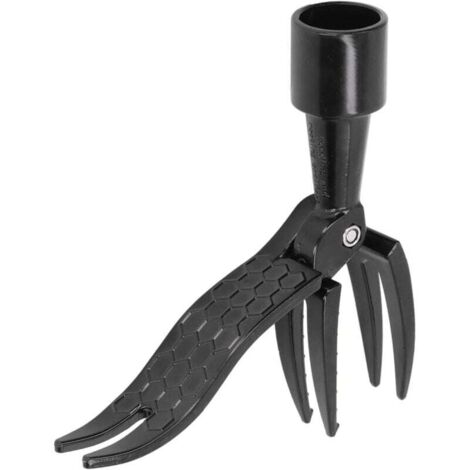 Desmalezadora portátil de pie - Herramienta de 4 garras, ideal para jardín, césped y patio