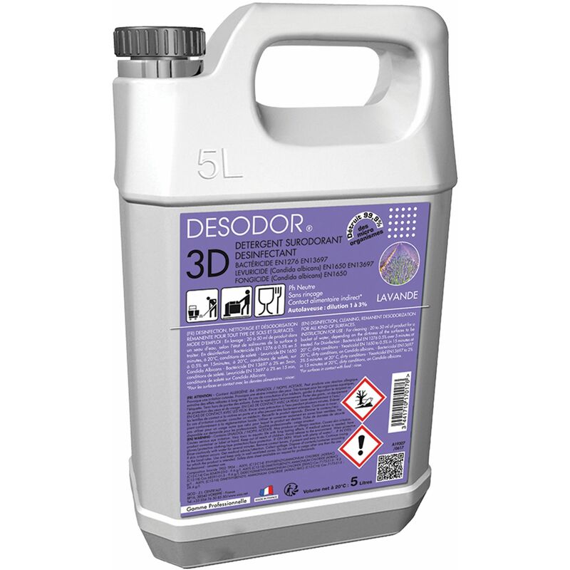 Desodor 3D lavande : 5L