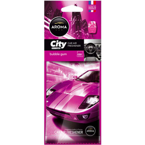 Désodorisant à bulles Aroma CAR city card GUM