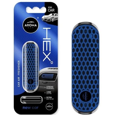 Désodorisant AROMA FANCY SHAPES POLYMER HEX New Car