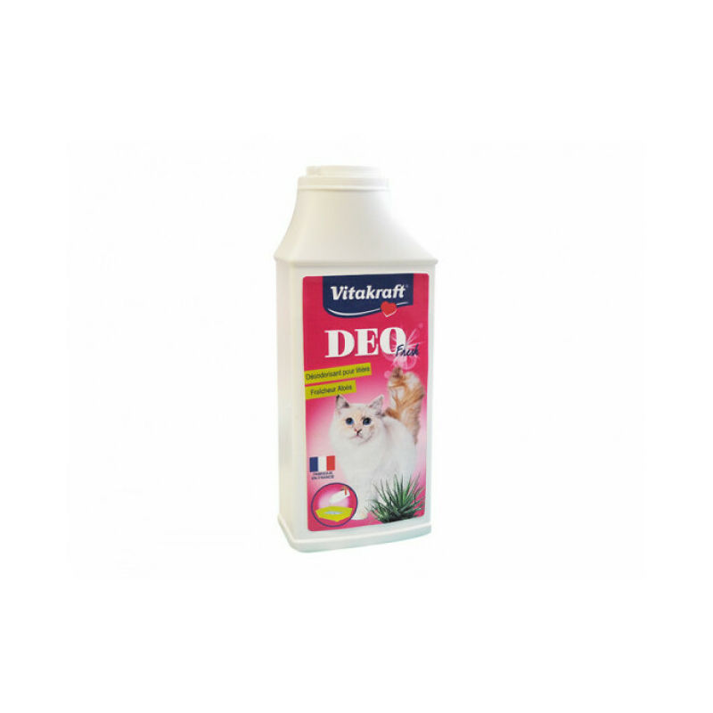 Désodorisant Deo Fresh en poudre pour litière Parfum Aloès Contenance 375 g - Vitakraft