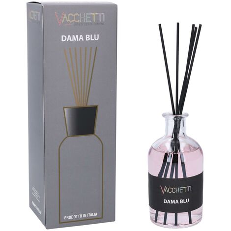 Désodorisant en verre 250 ml dama blu cmø6h24