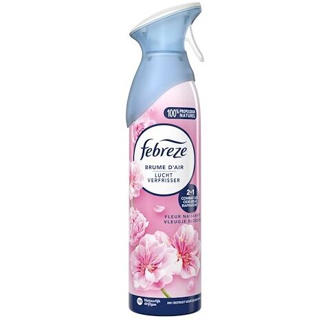 Désodorisant Febreze Brume d'air Fleur naissante - Aérosol 185 ml