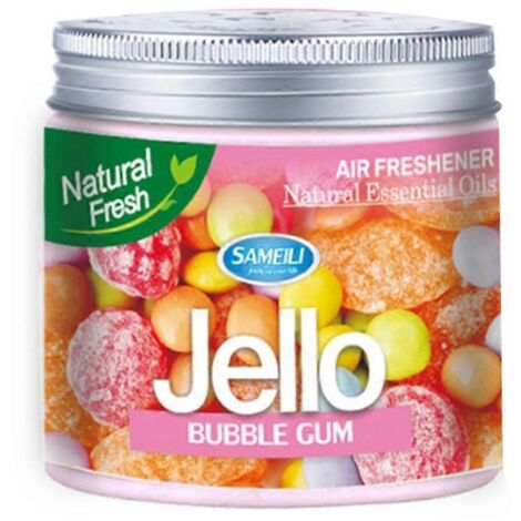Désodorisant parfumé pour voiture 220g Jello, senteur bubble-gum d'aromathérapie