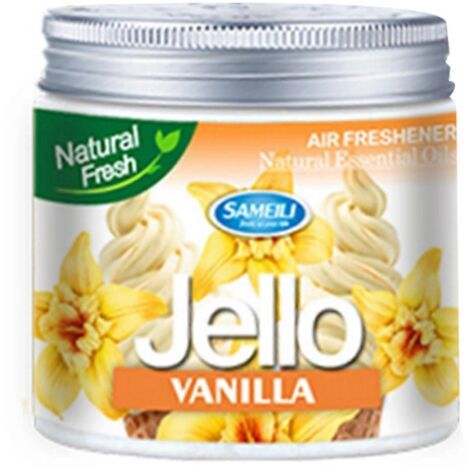 Désodorisant parfumé pour voiture 220g Jello, senteur vanille, aromathérapie