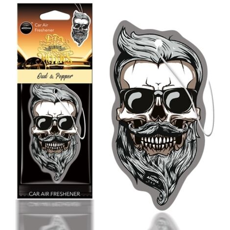 Désodorisant tête de mort MUERTOS Oud&Pepper