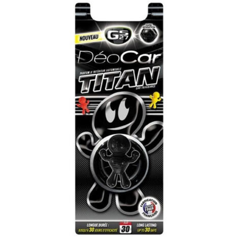 Désodorisant voiture déocar titan, dark sensation - GS27
