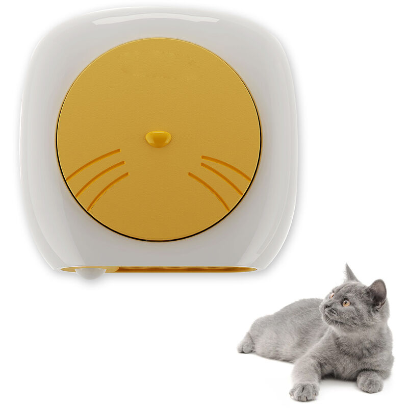 

Desodorizador inteligente de arena para gatos Purificador de aire no enchufado en el bano de gatos Cocina Dormitorio,Amarillo