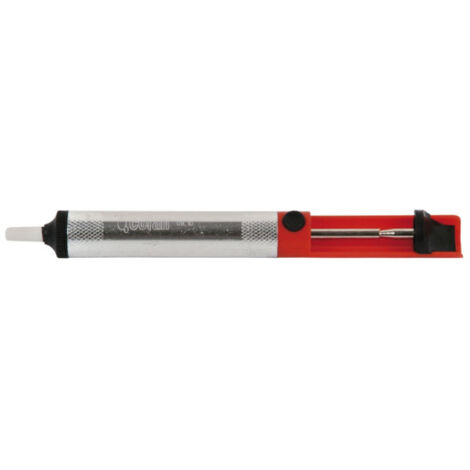 Desoldador de estaño con boquilla antiestática y limpiador de soldadura 170 mm de longitud 09508035