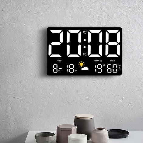 Las mejores ofertas en Reloj despertador luz de Noche Digital Arte Moderno  y Radio Reloj