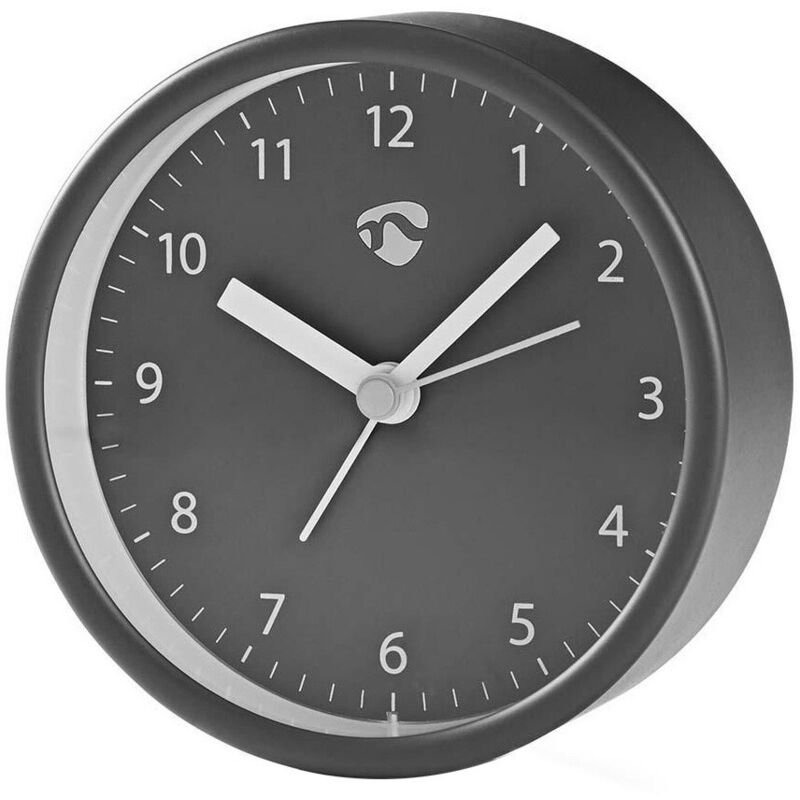 

Despertador analógico gris plástico (Nedis CLDK006GY)
