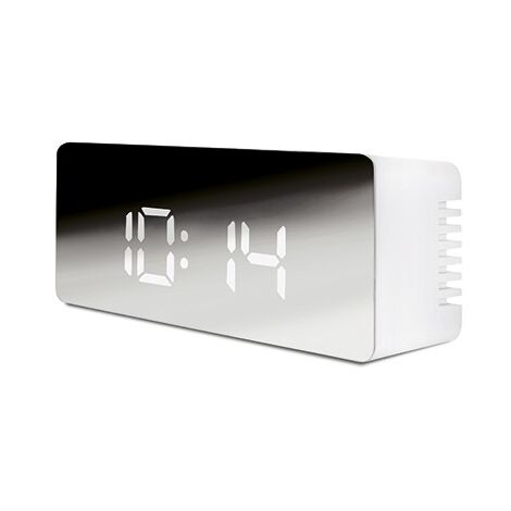 DESPERTADOR ESPEJO RECTANGULAR