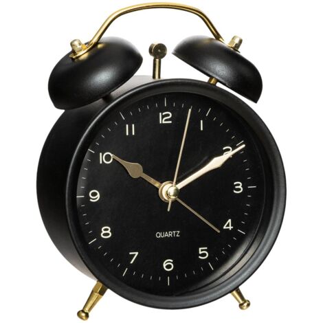 Despertador - metal - 9 -7 x 13 -5 cm - Atmosphera créateur d'intérieur