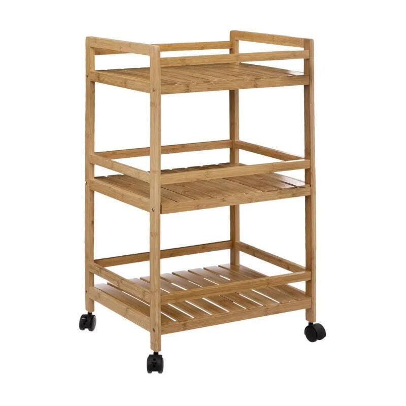 Five Simply Smart - Desserte 3 Niveaux Bambou 'Linha ii' 80cm Naturel