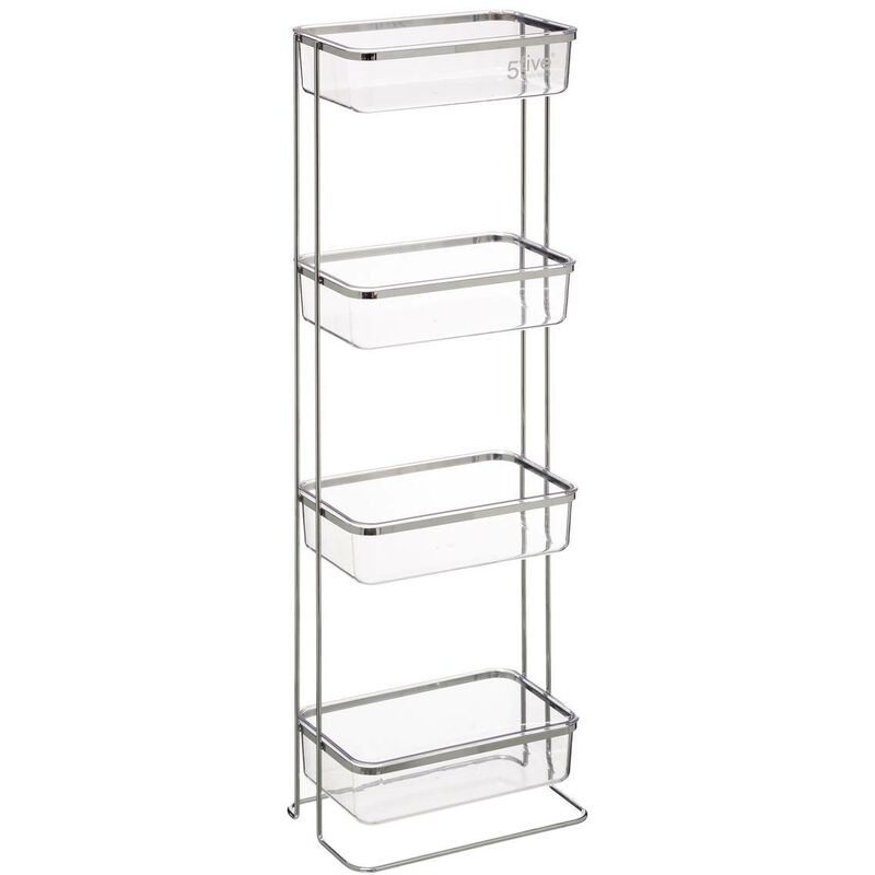 5five Simply Smart - tagère d angle métal 4 niveaux manta - 5five