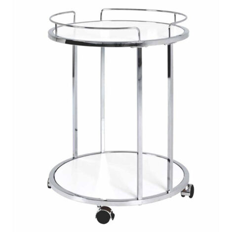 Desserte de Cuisine Design "Amel" 60cm Blanc