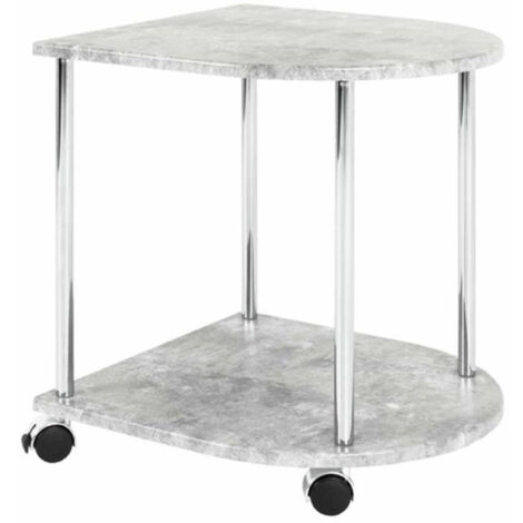 Desserte de Cuisine Effet Béton "Miguel" 45cm Gris