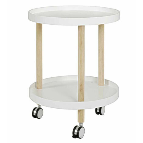 Desserte de Cuisine en Bois "Nyaz" 60cm Blanc