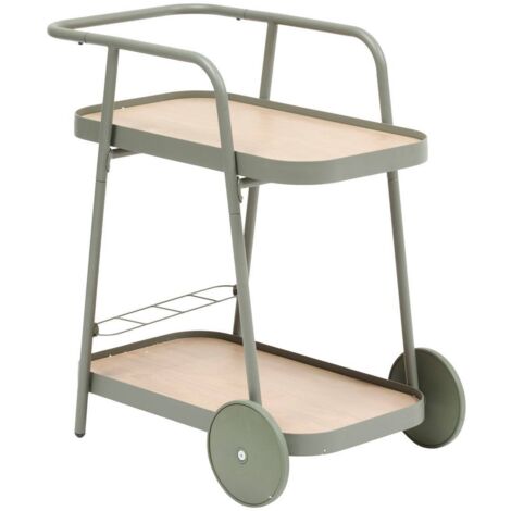 Desserte de jardin Easiness vert laurier 2 niveaux - Hespéride