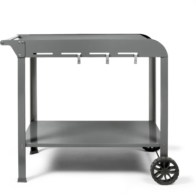 Livoo - Desserte gris 91.5x50.2x80cm GS168G