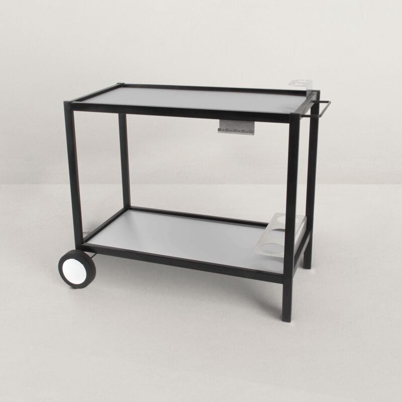 Desserte en Métal avec plateaux Inox Megeva