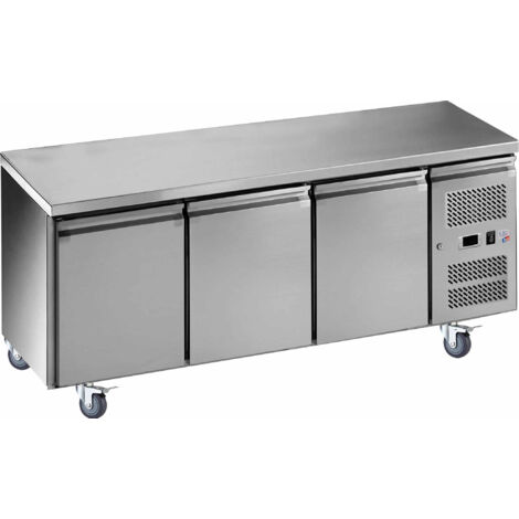 DESSERTE REFRIGEREE INOX CENTRALE -2/+8°C GAZ R290
