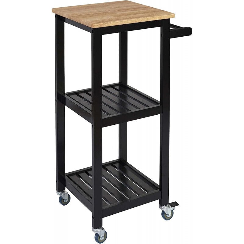 Desserte à roulettes 2 étages