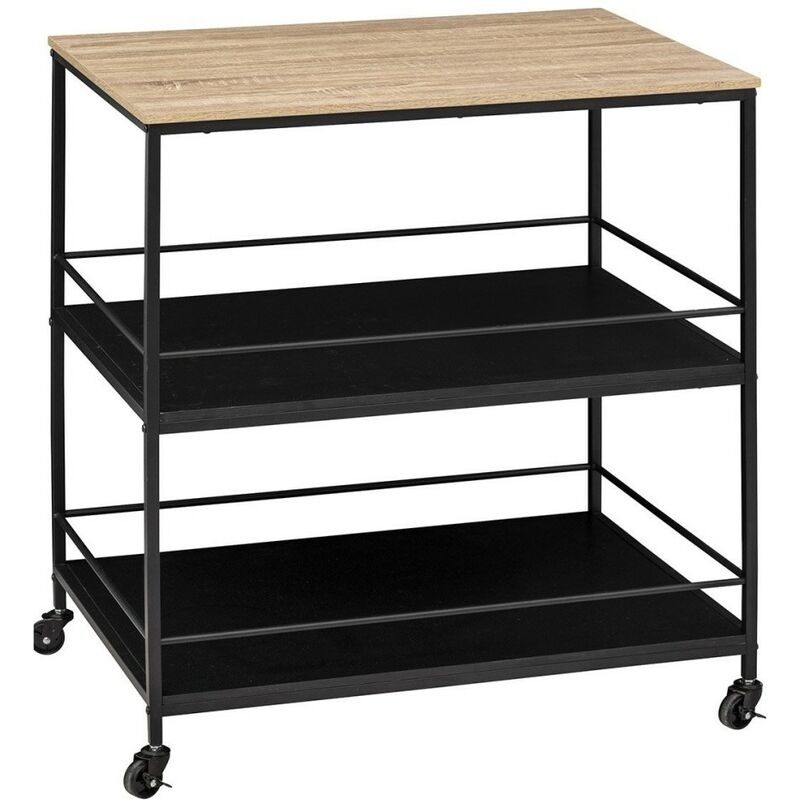 5five Simply Smart - Desserte roulettes 3 niveaux Aliaj