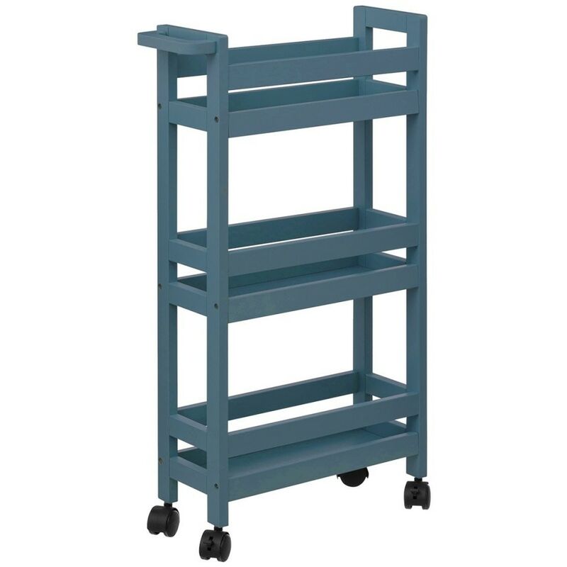 Five Simply Smart - Desserte roulettes 3 niveaux pétrole