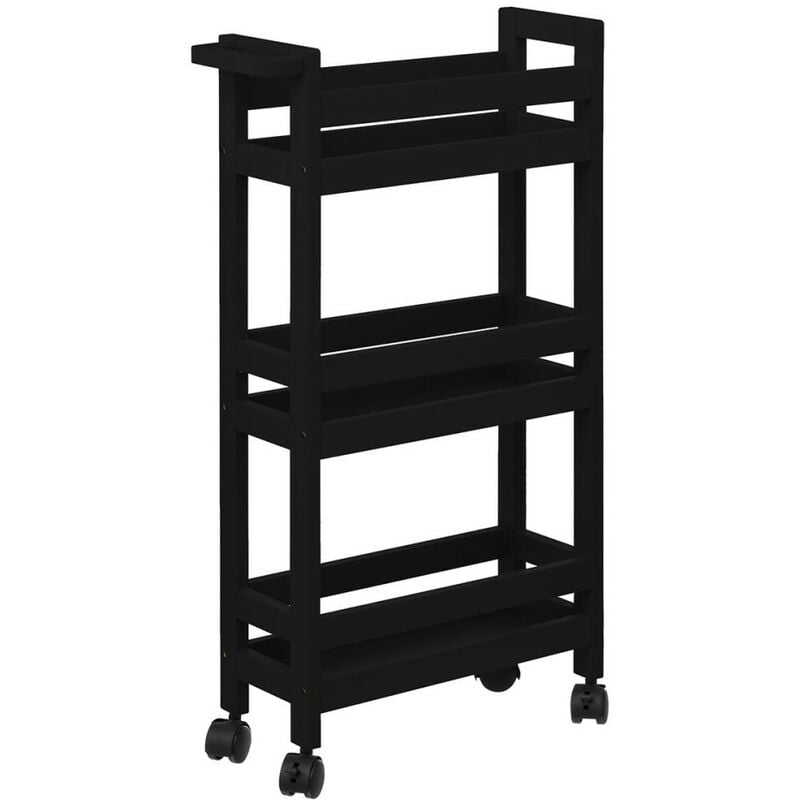 Desserte roulettes 3 niveaux khol