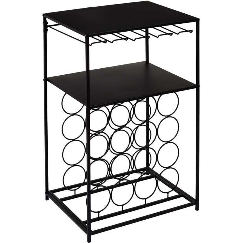 The Home Deco Factory - Desserte sur pieds porte bouteille