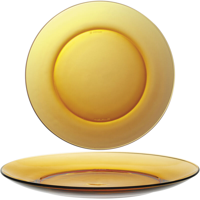 Duralex Lys Amber Orange Dessertteller, Durchmesser 190 Mm - 6er-set