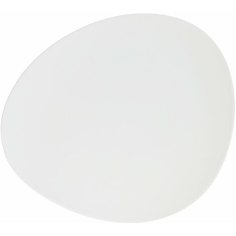 Dessertteller GALET, 23 cm, schwarz - Secret de Gourmet, Farbe:weiß
