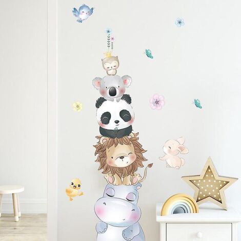 dessin Anim Animaux Surohan Chambre D'enfant Chambre  Coucher Xuanguan Dcoration De La Maison Stickers Muraux