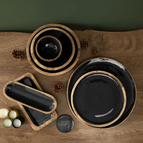 Dessous Assiette Manguier Noir D35cm