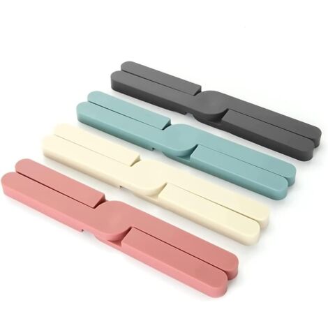 Dessous de Plat, 4 Pcs Tapis Pliables Résistants à Chaleur, Antidérapantes sous Plats en Silicone pour Cuisine Table, Dessous de