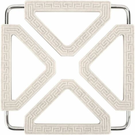 Dessous de Plat en Silicone, Extensible Résistant à La Chaleur Accessoires de Cuisine Set de Table Silicone pour Comptoir de Cuisine pour Pot, Bol, Tasses et Assiette(Beige)