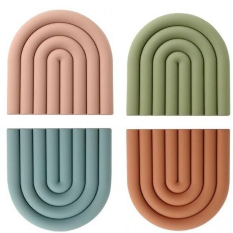 InnovaGoods Dessous de plat pliable en silicone Folvet 2 pièces