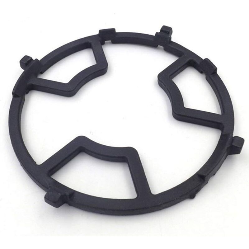 Dessous de plat universels antidérapants en fonte noire pour cuisinière à gaz, wok - Accessoires de cuisinière à gaz