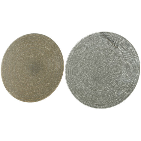 Dessous de verre de couleurs assorties ø10 cm