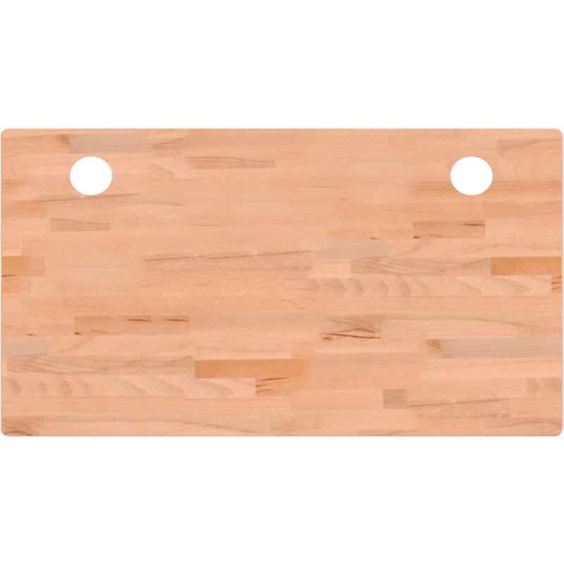 Vidaxl - Dessus de bureau 100x60x4 cm bois massif de hêtre