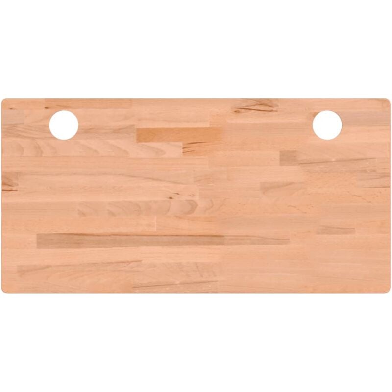Vidaxl - Dessus de bureau 100x50x4 cm bois massif de hêtre