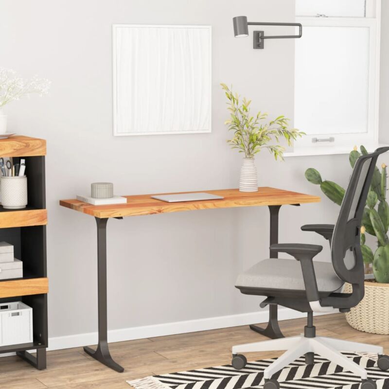 Dessus de bureau 120x50x2,5 cm rectangulaire bois massif acacia - Vidaxl