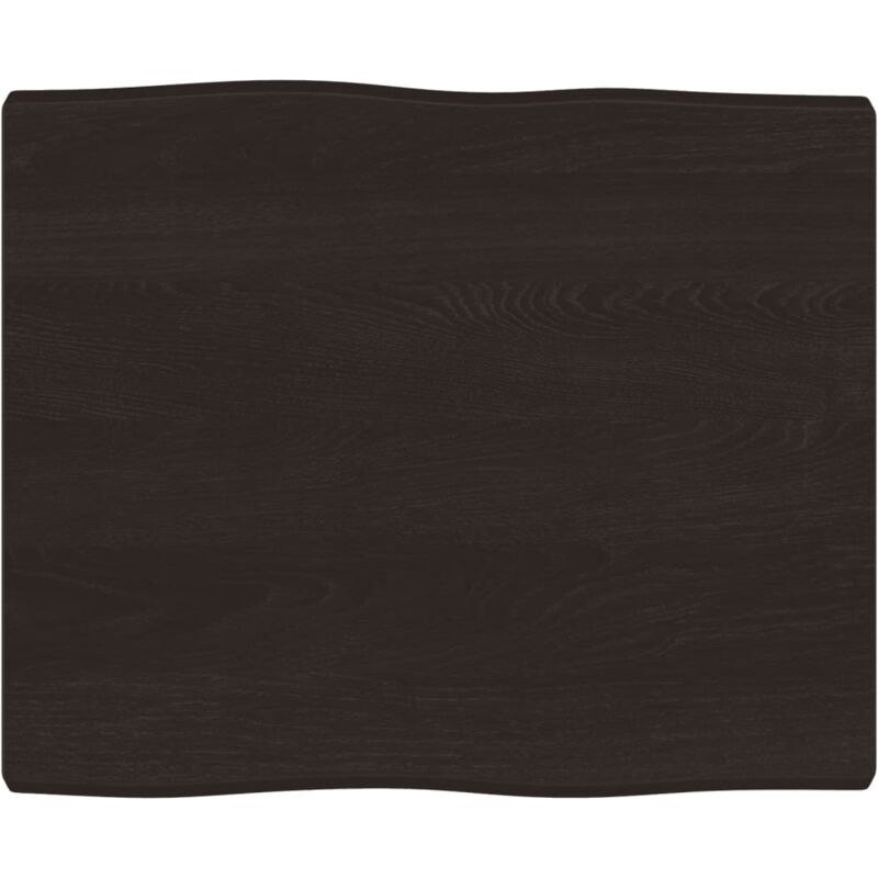 Dessus de table bois chêne massif traité bordure assortie