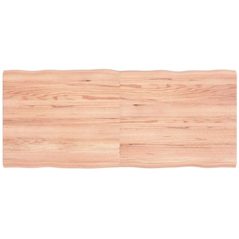 Dessus de table bois chêne massif traité bordure assortie