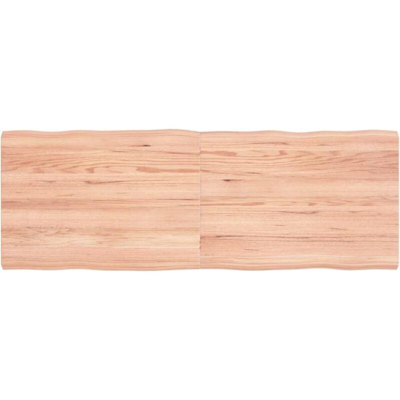 Dessus de table bois chêne massif traité bordure assortie