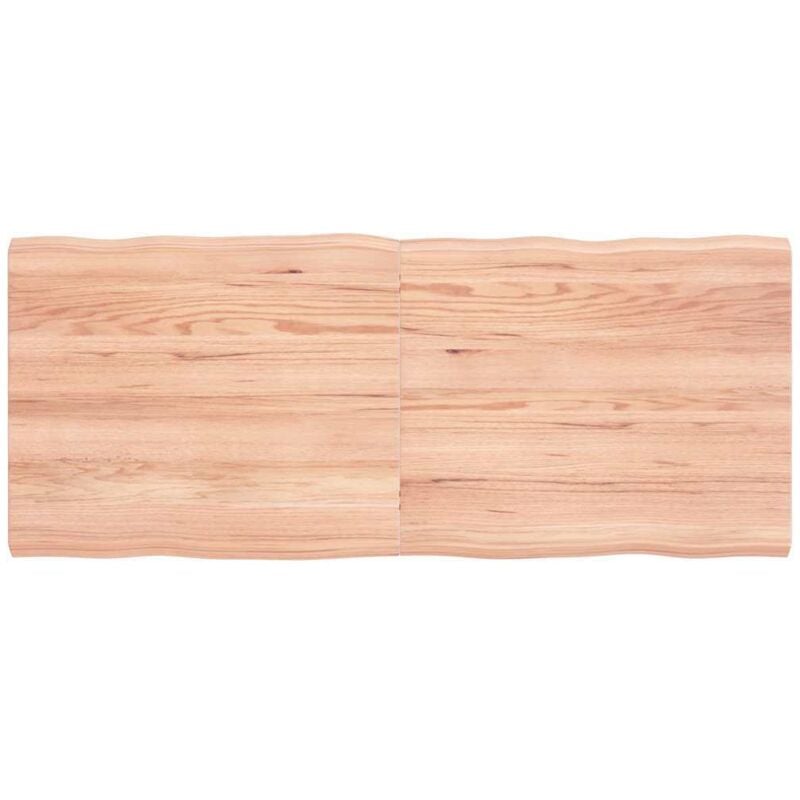 Dessus de table bois chêne massif traité bordure assortie