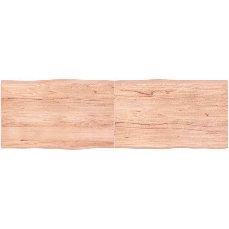 Dessus de table bois chêne massif traité bordure assortie